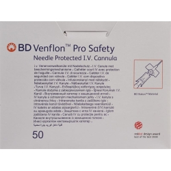 BD Venflon Pro Safety 22g 0.9x25mm Blau 50 Stück
