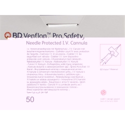 BD Venflon Pro Safety 18g 1.3x32mm Grün 50 Stück