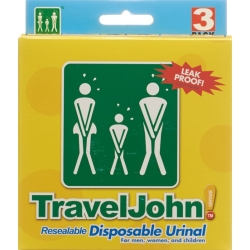 Traveljohn Einweg Urinal Unisex 3 Stück