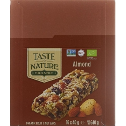 Taste Of Nature Riegel California Almond 16x 40g