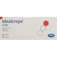 Idealcrepe N106 Elastische Binde 4mx6cm 10 Stück