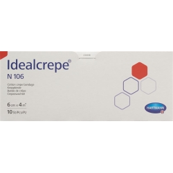 Idealcrepe N106 Elastische Binde 4mx6cm 10 Stück