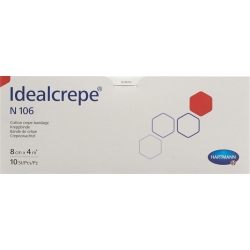 Idealcrepe N106 Elastische Binde 4mx8cm 10 Stück