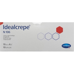 Idealcrepe N106 Elastische Binde 4mx10cm 10 Stück