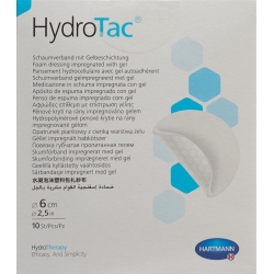 Hydrotac Wundverband 6cm Rund Steril 10 Stück