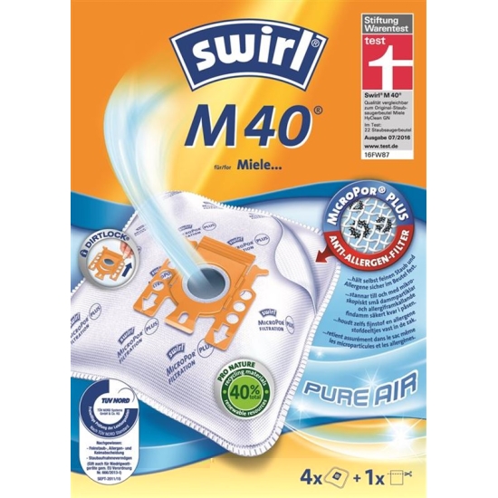 Swirl Staubfilterbeutel M40 4 Stück buy online