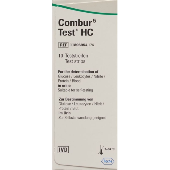 Combur 5 Test strips HC 10 pcs