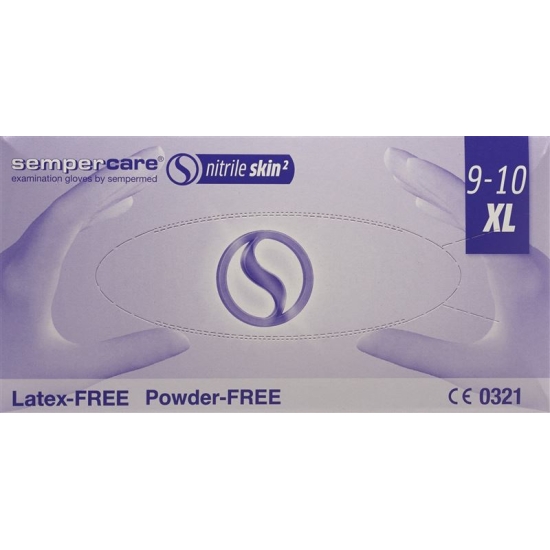 Sempercare Skin Handschuhe XL Nitril Ungepudert 180 Stück buy online