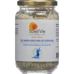 Soleil Vie Meersalz Grau Grob Guerande Topf 300g