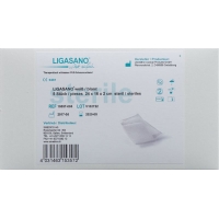 Ligasano Schaumstoff Kompressen 24x16x2cm Steril 5 Stück