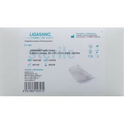 Ligasano Schaumstoff Kompressen 24x16x2cm Steril 5 Stück