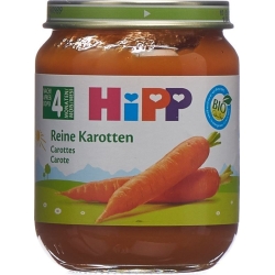 Hipp Reine Karotten Glas 125g