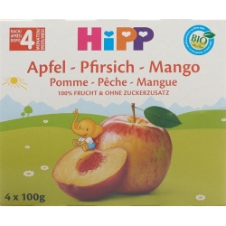 Hipp Frucht Pause Apfel-pfirsich-mango 4x 100g