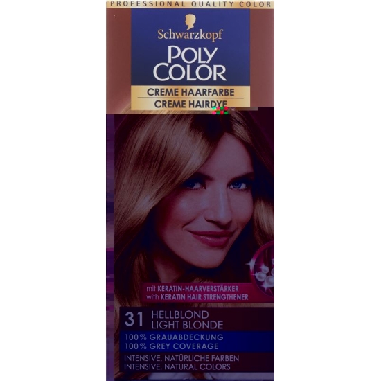 Polycolor Creme Haarfarbe 31 Hellblond 90ml buy online