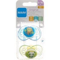 MAM Original Nuggi Latex 6 bis 16 Monate 2 Stück