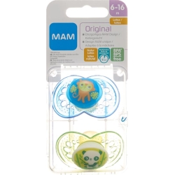 MAM Original Nuggi Latex 6 bis 16 Monate 2 Stück