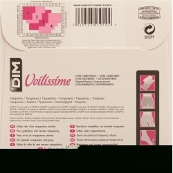 Dim Voilissime Strumpfh Transparent T2 Ambre 1 Paar