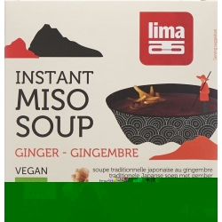 Lima Suppe Miso Instant Ingwer 4x 15g