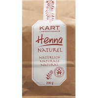 Kart Henna Pulver Natürlich Bdih Sachet 200g