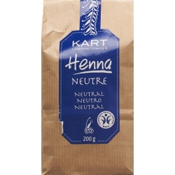 Kart Henna Pulver Neutral Bdih Sachet 200g
