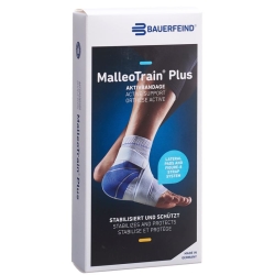 MalleoTrain Plus Aktivbandage Sprunggelenk Grösse 2 Rechts Titan