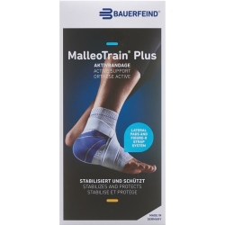 MalleoTrain Plus Aktivbandage Sprunggelenk Grösse 2 Links Titan