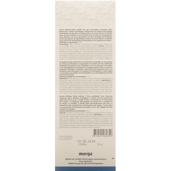 Morga Wellness Drink Eisen 380ml buy online