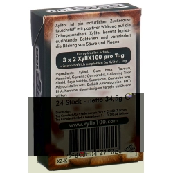 Xylix100 Boxendisplay Kaugummi Kokos 10x24 Stk
