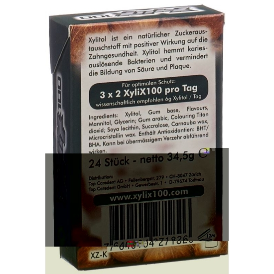 Xylix100 Boxendisplay Kaugummi Kokos 10x24 Stk buy online