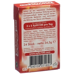 Xylix100 Boxendisplay Kaugummi Tropic 10x24 Stk