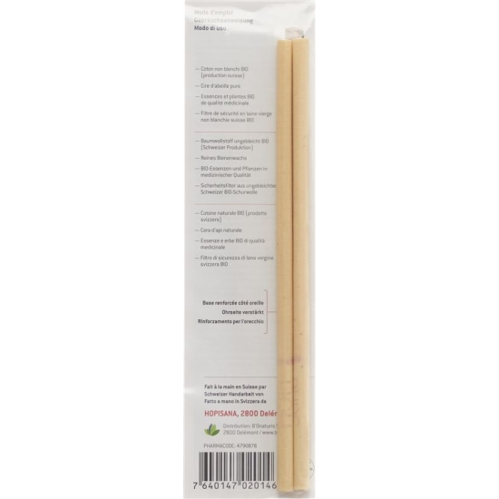 Hopisana Ohrenkerzen Rot Kinder 2 Stück buy online