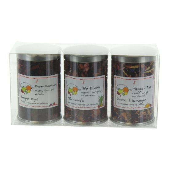 Herboristeria set of 3 tea tins fruit tea buy online