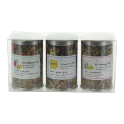 Herboristeria Set of 3 Tea Tins Pleasure Tea