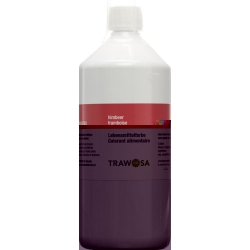 Trawosa Lebensmittelfarbstoff Himbeer Flasche 1L