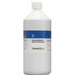 Trawosa Lebensmittelfarbstoff Blau Flasche 1L