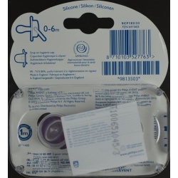 Avent Philips Nuggi Truman 0-6 Mt Sil 2 Stück