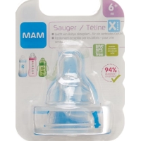 MAM Ersatzsauger Flasche Grösse X 6+ Monate 2 Stück