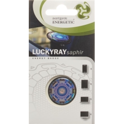 Avantgarde Energetic Energy Badge Lucky Ray Sapphire