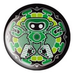 Avant-garde Energetic Energy Badge Patron Emerald