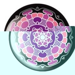 Avant-garde Energetic Energy Badge Synaptico Ruby