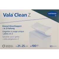 Valaclean Z Einmal Waschlappen 21x25cm 100 Stück