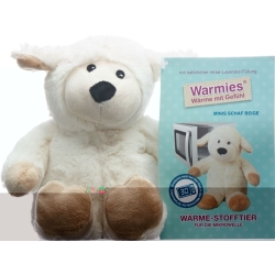 Beddy Bear Wärme-Stofftier Mini Schaf Beige
