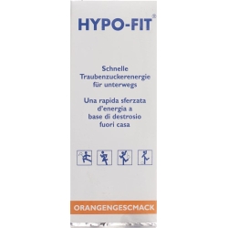 Hypo-fit Flüssigzucker Orange Beutel 12 Stück