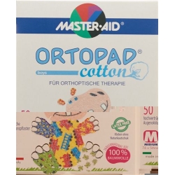 Ortopad Cotton Occlusionspflaster medium Boys 2-4 years 50 pcs