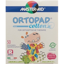 Ortopad Cotton Occlusionspflaster Regular Boy 4 years and 50 pc