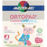Ortopad Cotton Occlusionspflaster Junior Girls 50 pc