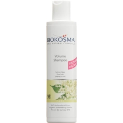 Biokosma Shampoo Volume& Shine Holunderblüten 200ml