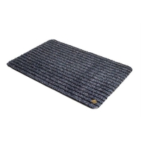Ha Ra Fussmatte Soft Premium 90x200cm Schwarz/blau