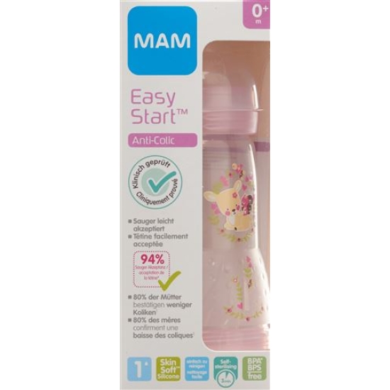 Mam Easy Start Anti-Colic Flasche 260ml 2+m Girl buy online