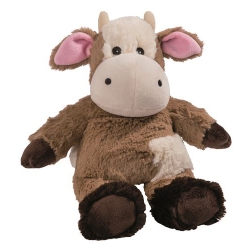 Beddy Bear Wärme-Stofftier Kuh Weiss-Braun